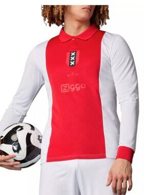 Adidas Ajax 125th Anniversary Soccer Home Jersey Men's Size MED JF6340 $110